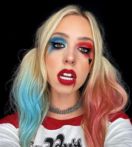 Harley Quinn makeup