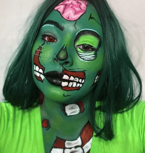 Zombie makeup